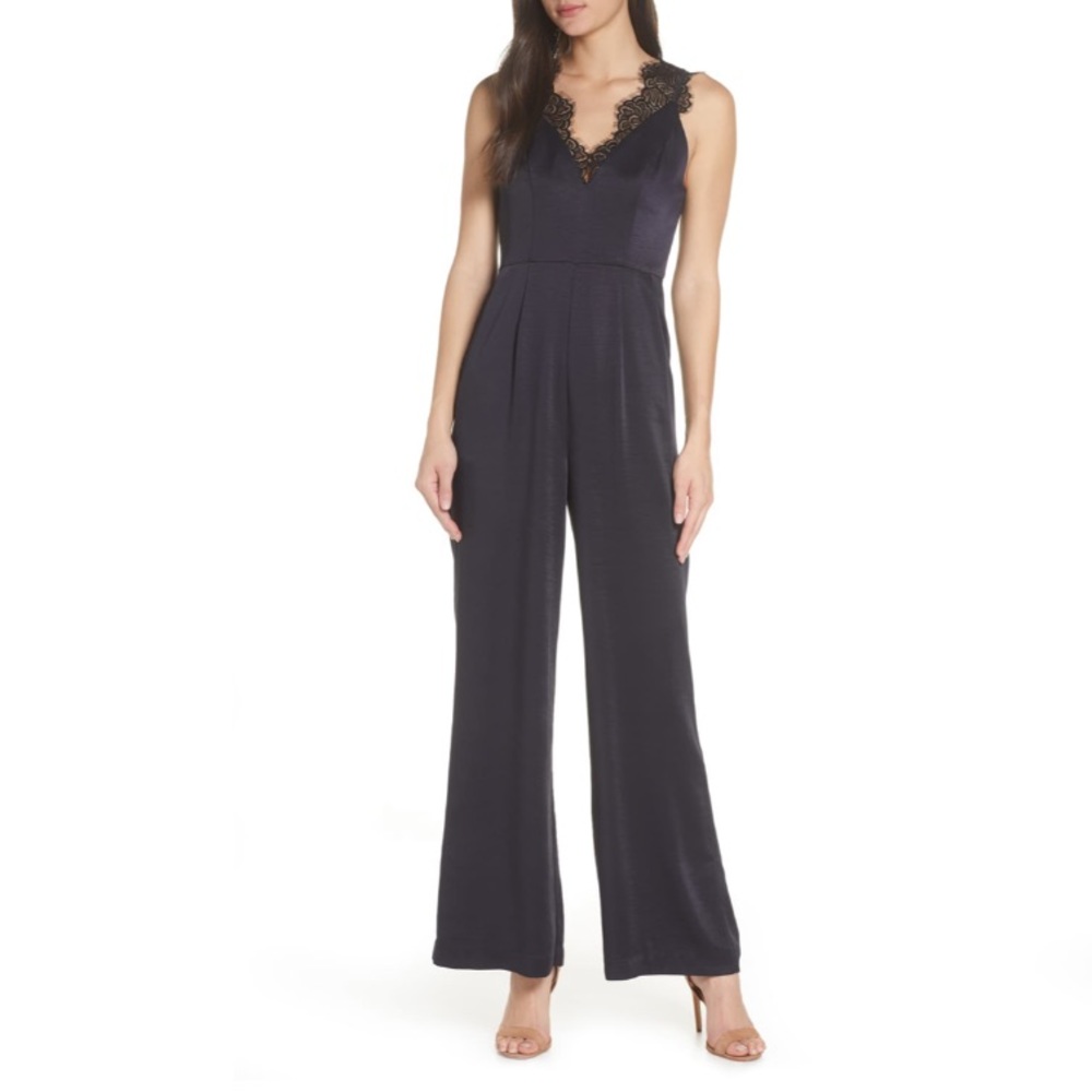 Formal navy jumpsuit